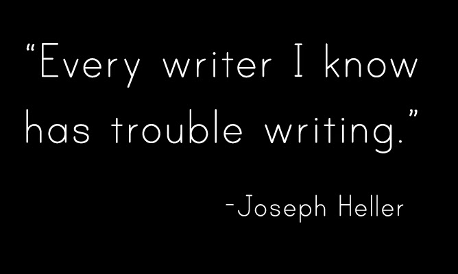 writer having troubles