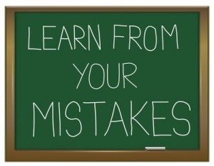 Mistakes and learning