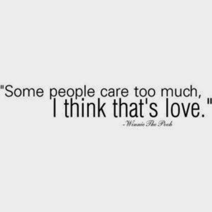 care too much