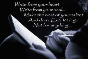 Passionate writing